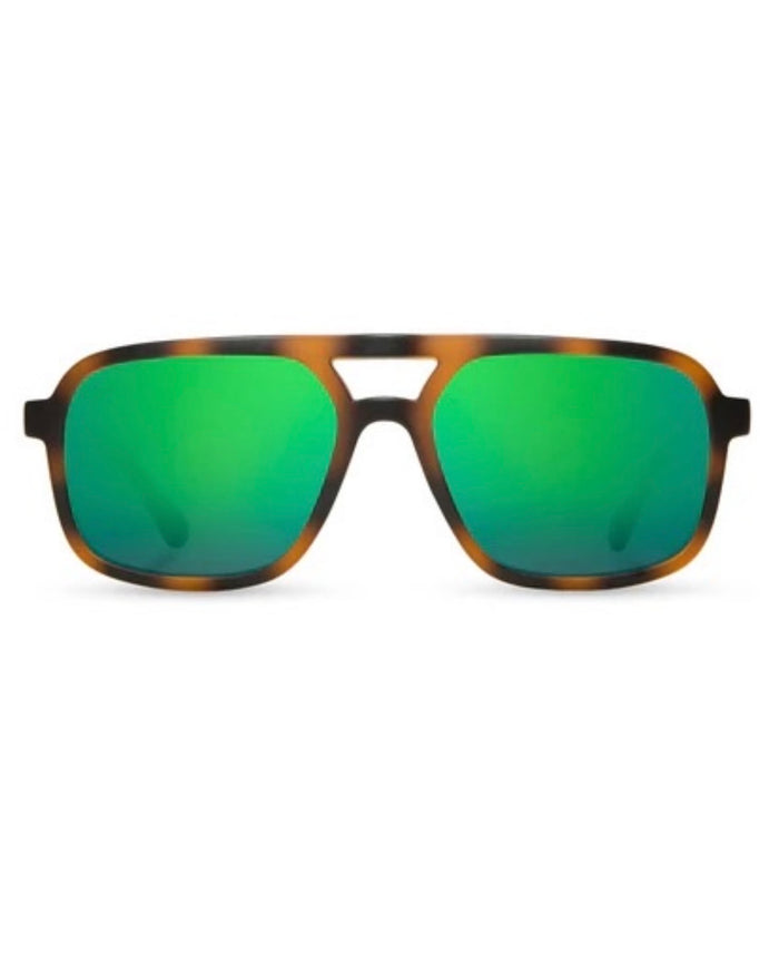 Glacier Matte Tortoise/HD Plus Polarized Green Flash