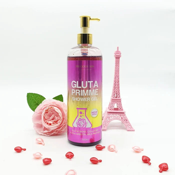 Gluta Primme Shower Gel – Brightening & Moisturizing Body Wash (500 ml)