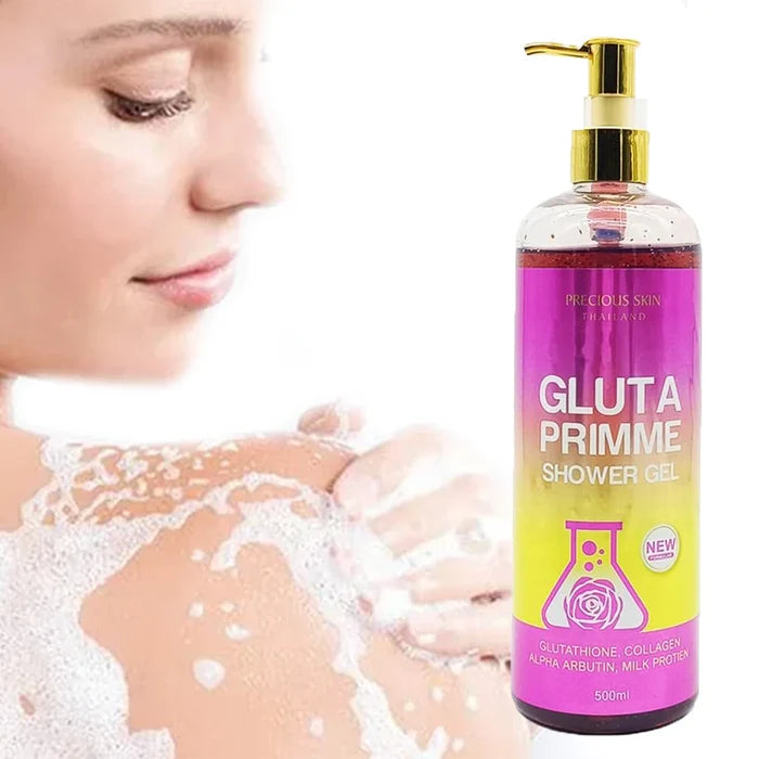 Gluta Primme Shower Gel – Brightening & Moisturizing Body Wash (500 ml)