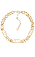 Dior Gold - Finish Metal and White Crystals - Runway Catalog