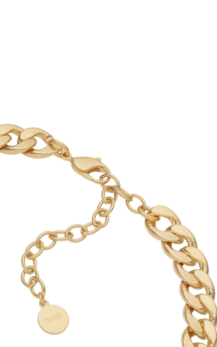 Dior Gold - Finish Metal and White Crystals - Runway Catalog