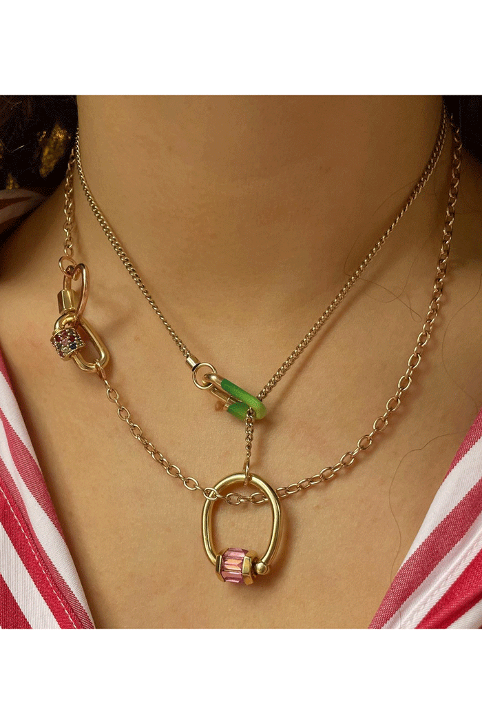 Gold Pulley Chain - 14k Yellow Gold
