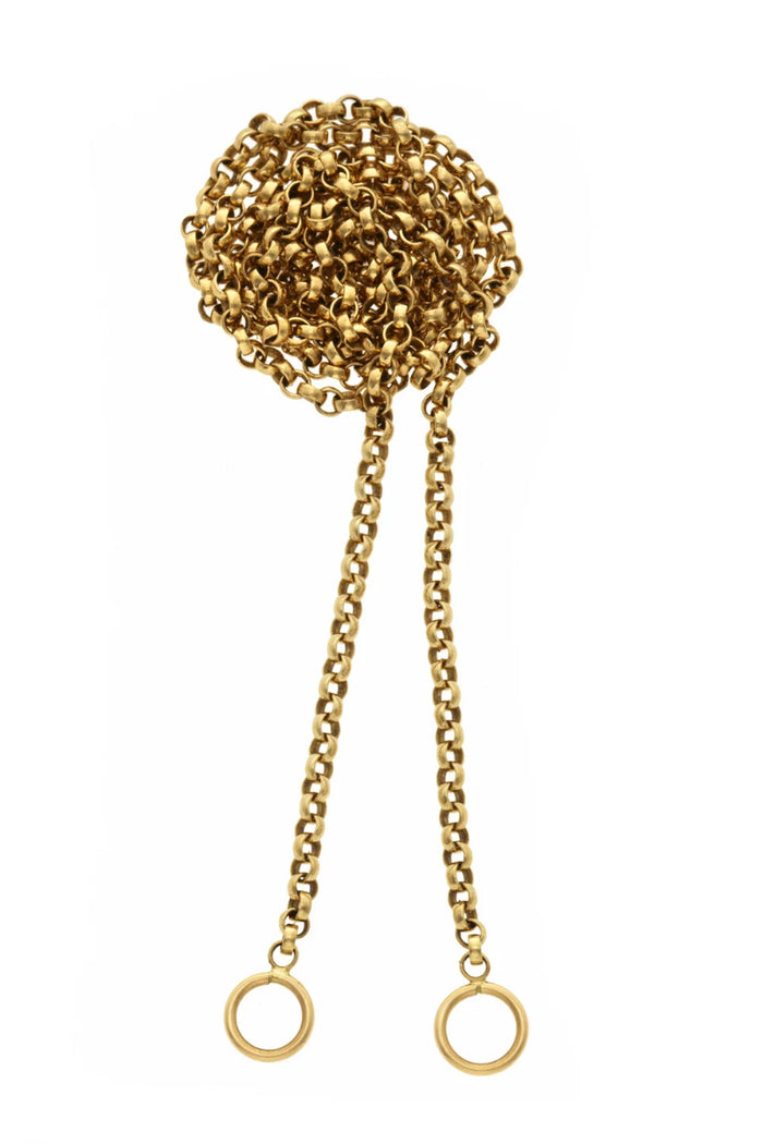 Gold Rolo Chain - 14k Yellow Gold