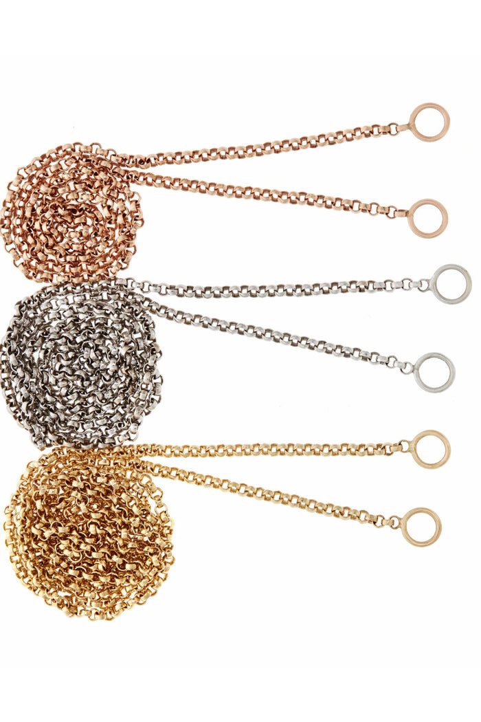 Gold Rolo Chain - 14k Yellow Gold