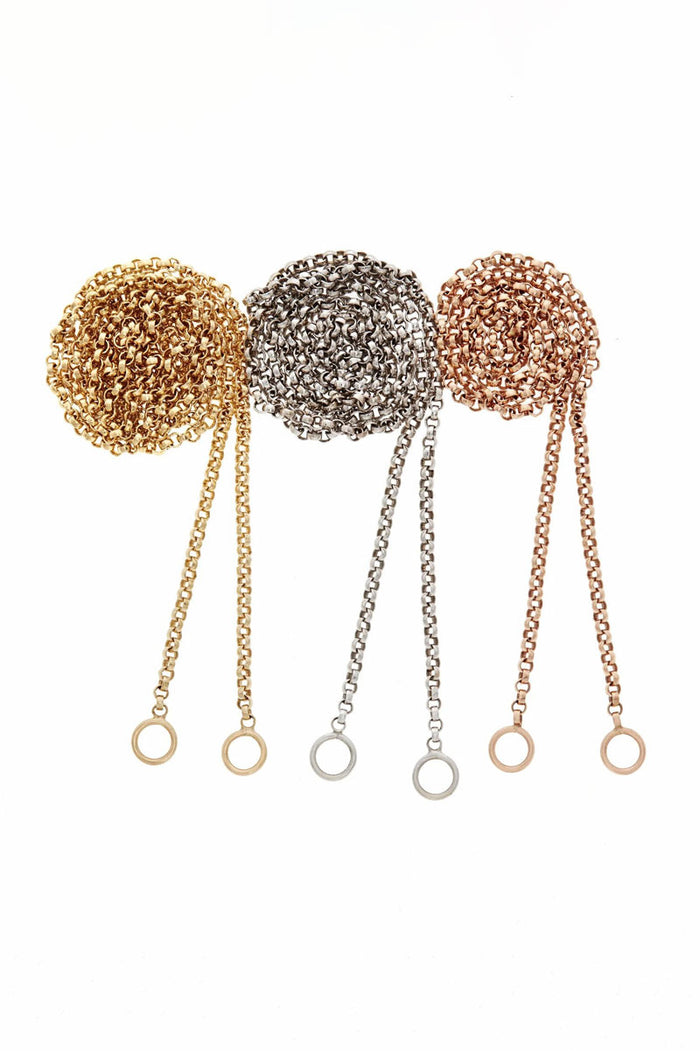 Gold Rolo Chain Bracelet - Yellow Gold