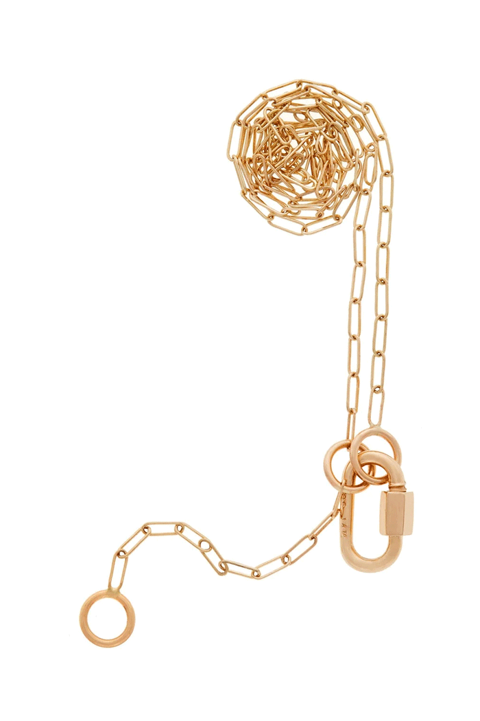 Gold Square Link Chain - 14k Yellow Gold