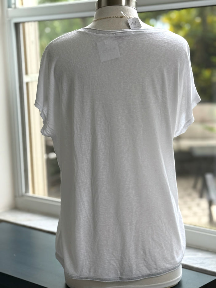 grace v- neck short sleeve