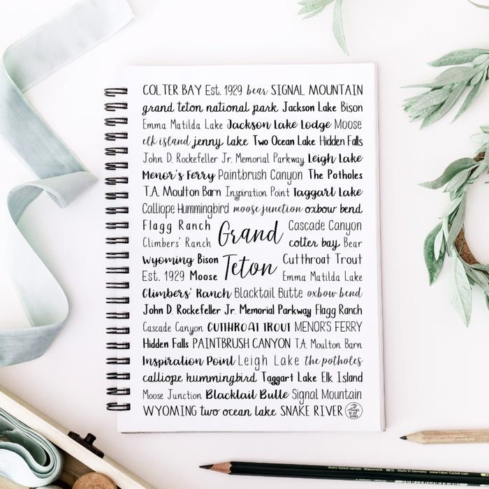 Grand Teton Spiral Notebook