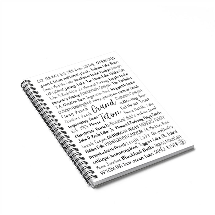 Grand Teton Spiral Notebook