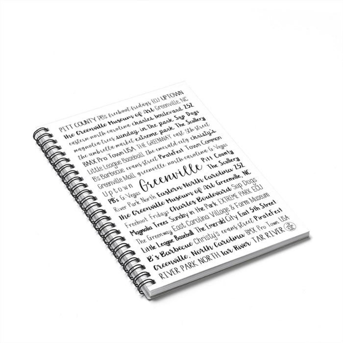 Greenville, NC Spiral Notebook