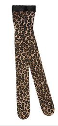 Gucci Leopard Print Sheer Tights