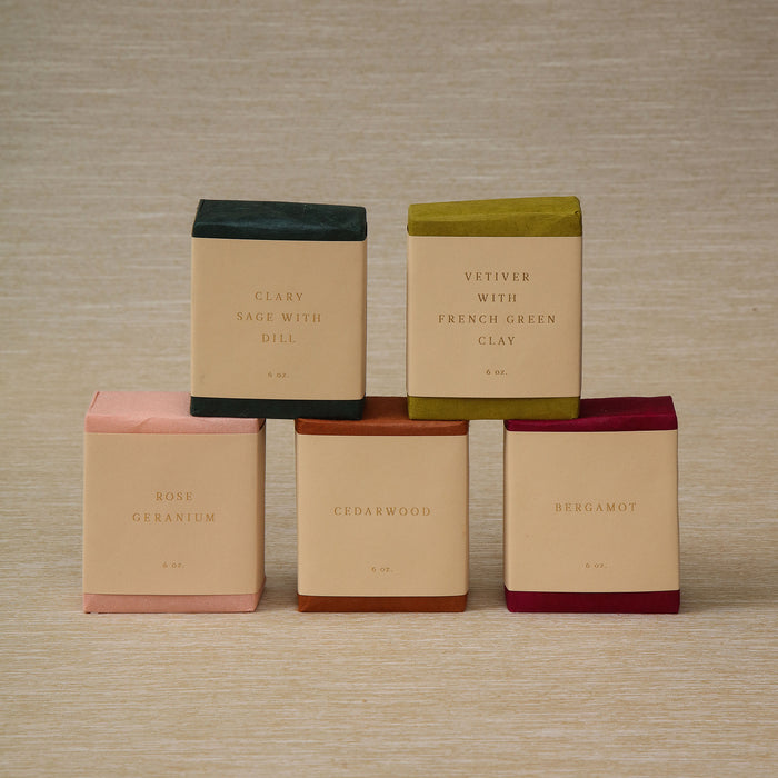 Handmade rose geranium soap, 6oz
