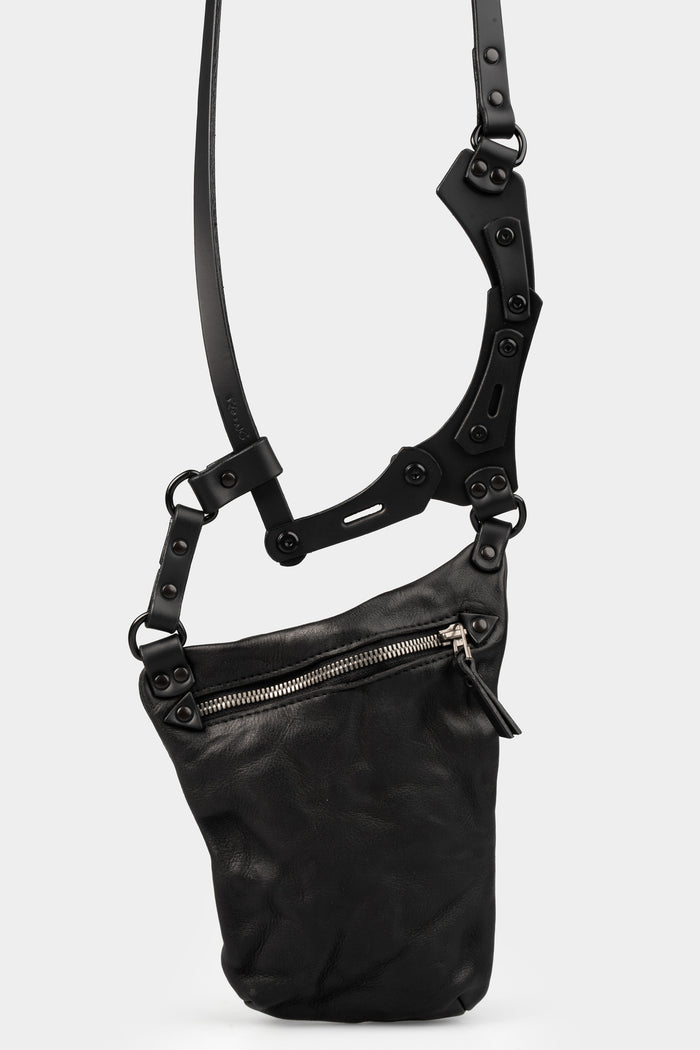 Harness leather pouch