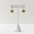Heart Coin Earrings