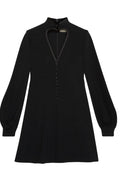 Gucci Heart Cutout Pleated Crepe Dress - Runway Catalog