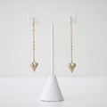 Heart Drop Earrings