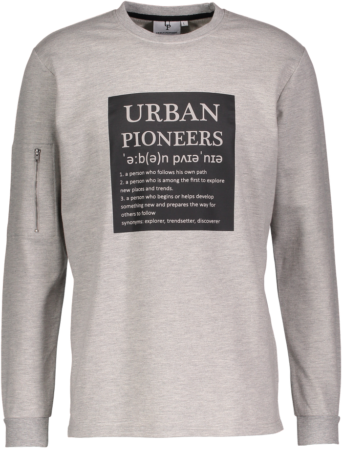 Urban Pioneers Male Henrik Sweater SWEATER GREY