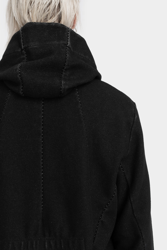 Masnada | AW25 Hooded wool coat - M3506