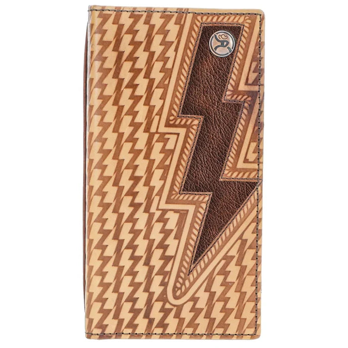 Hooey Lightning Basket Weave Rodeo Wallet