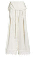 Loewe Ibiza Macramé Belted Trousers - Runway Catalog