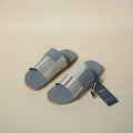 Indigo Patchwork Slipper