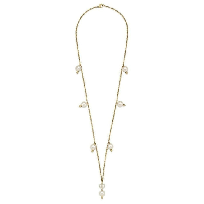 Gucci Interlocking G Pearls Pendant Necklace - Runway Catalog