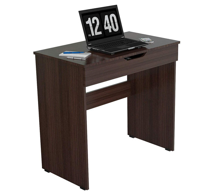 Inval Imported Modern Wooden Computer Writing Desk with Drawer - Espresso