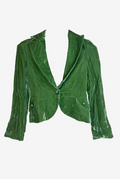 I'SIS Green Velvet Blazer