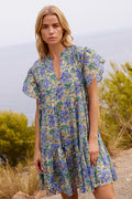 Ivy Dress- Matera Blue