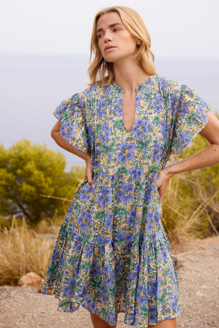 Ivy Dress- Matera Blue
