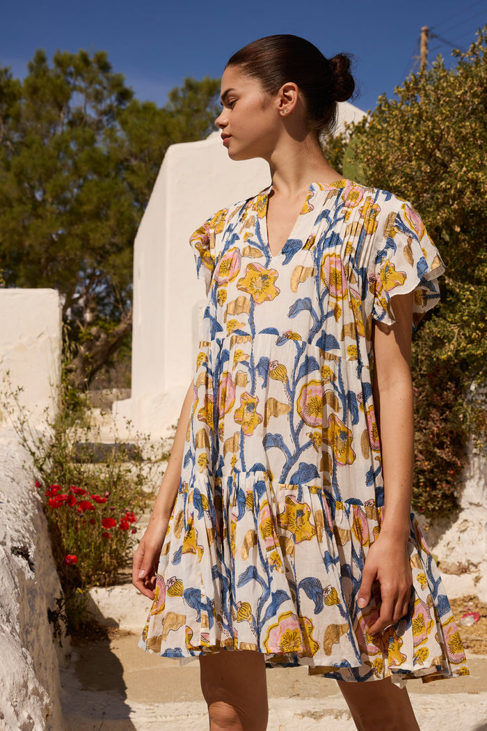 Ivy Dress- Poppy Marigold
