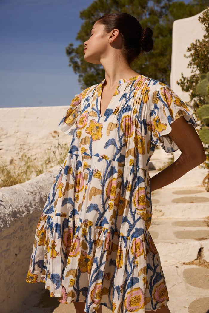 Ivy Dress- Poppy Marigold