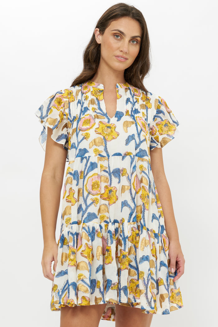 Ivy Dress- Poppy Marigold