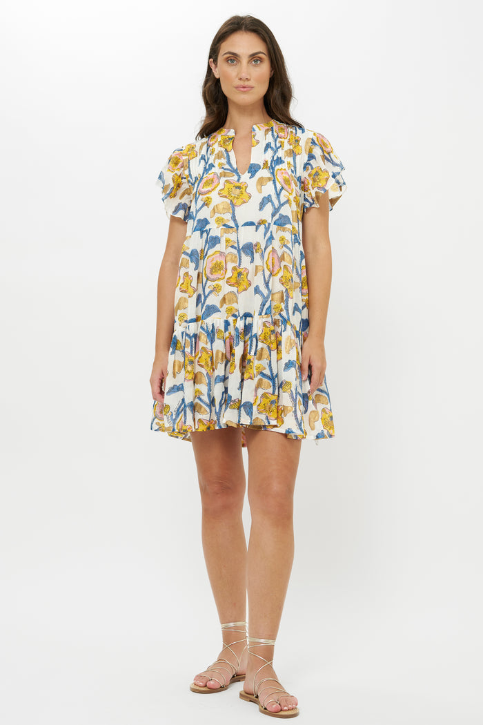 Ivy Dress- Poppy Marigold