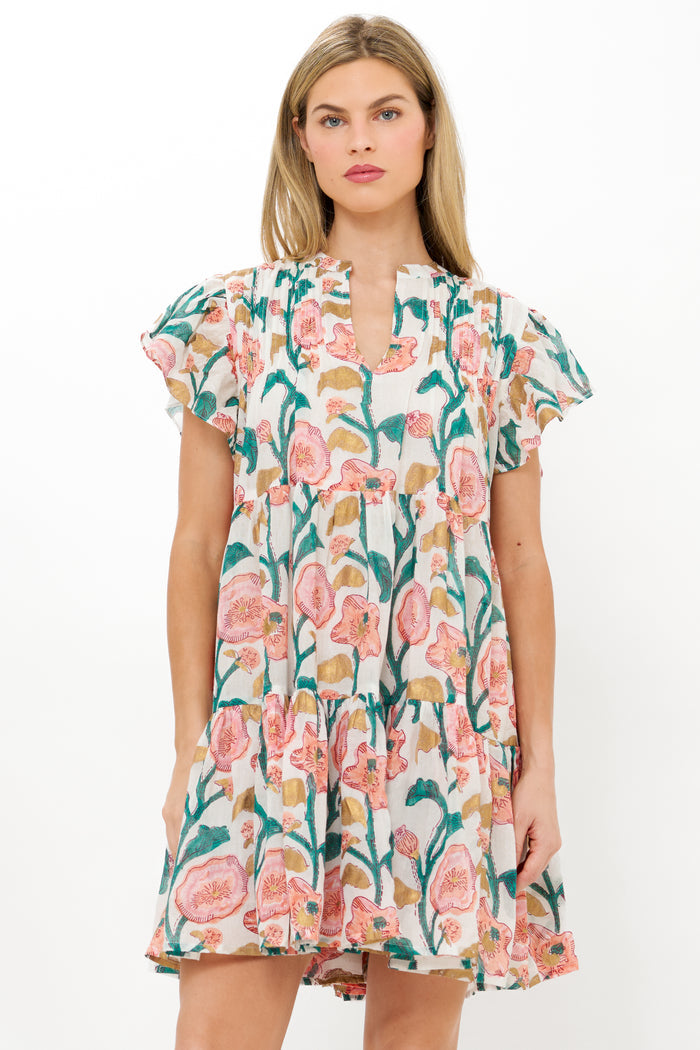 Ivy Dress- Poppy Teal