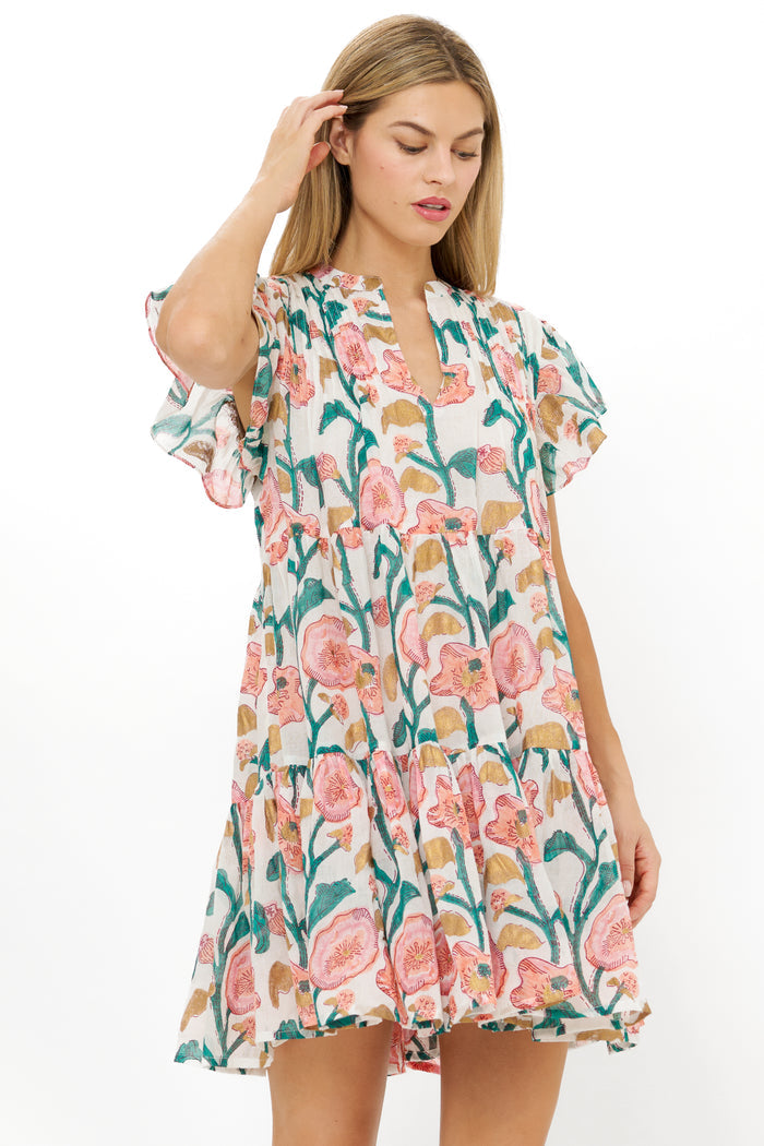 Ivy Dress- Poppy Teal