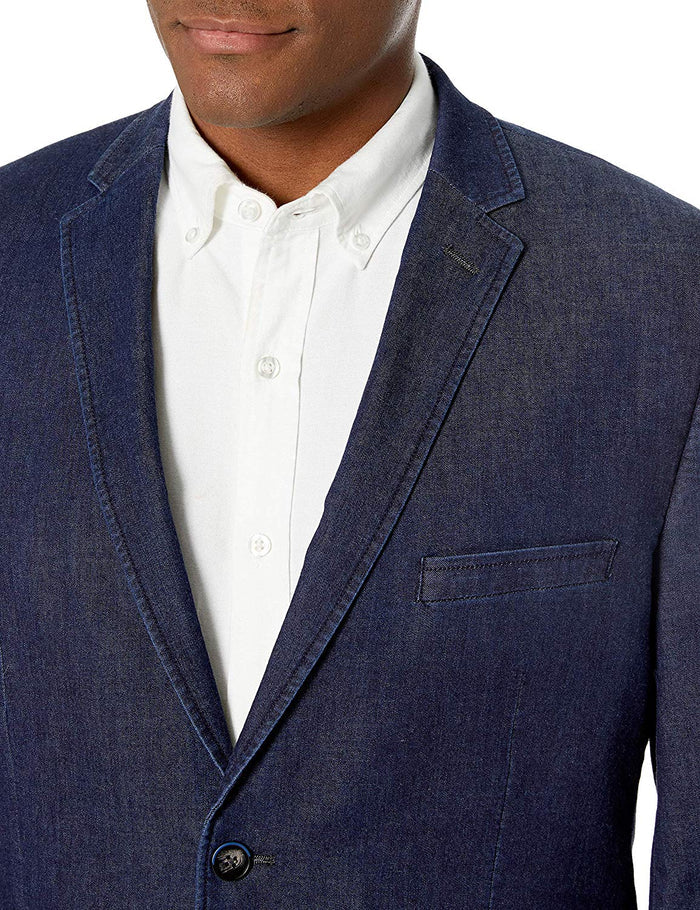James Campbell - Chamarra para Hombre con 2 Botones