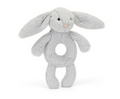 Jellycat Ring Rattle Bashful Silver Bunny