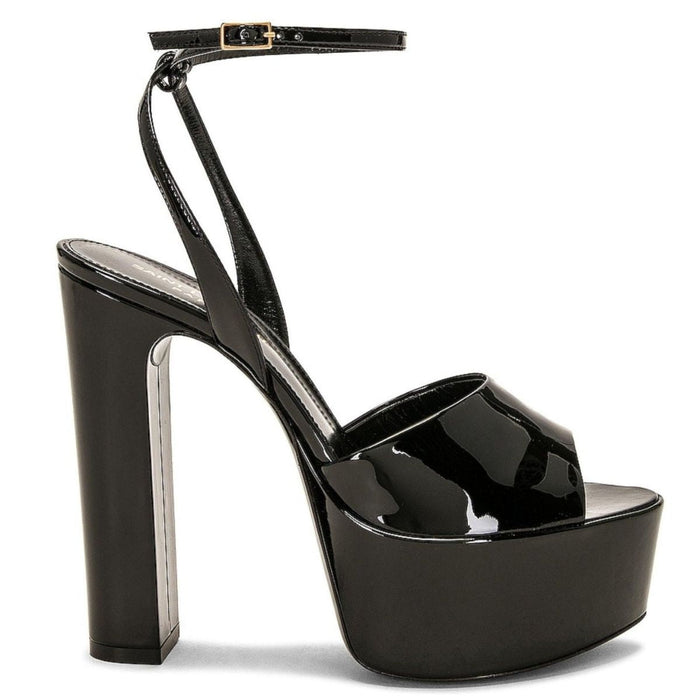 Saint Laurent Jodie Peep Toe Platform Heels Pump - Runway Catalog