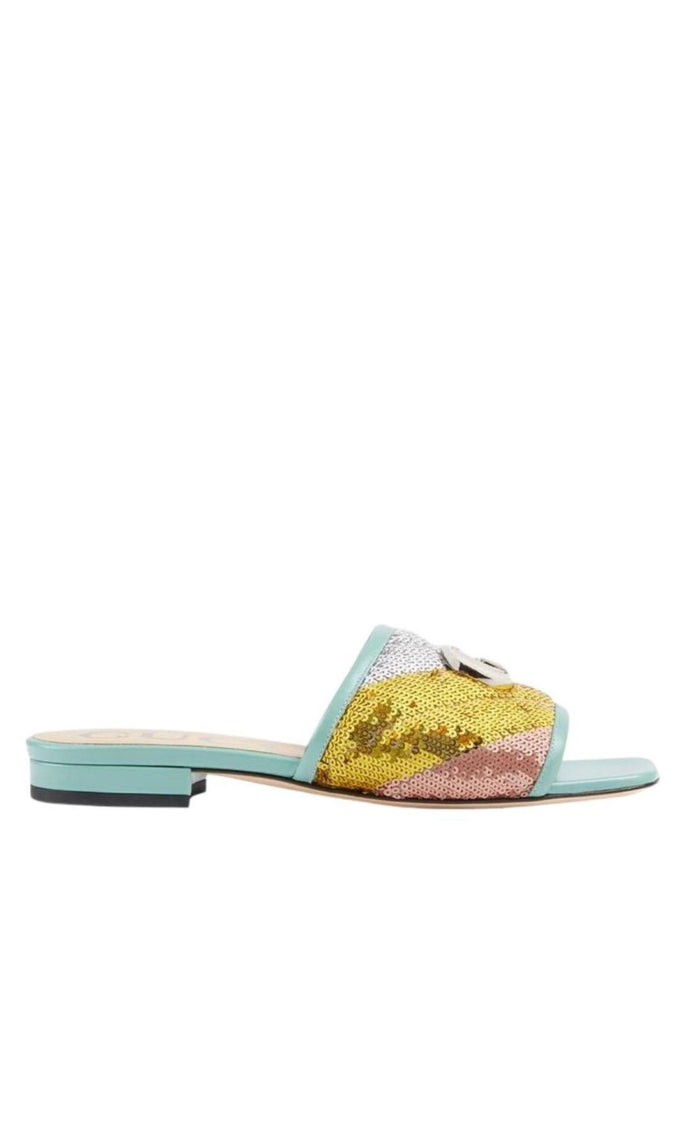 Gucci Jolie Logo Slide Sandal - Runway Catalog