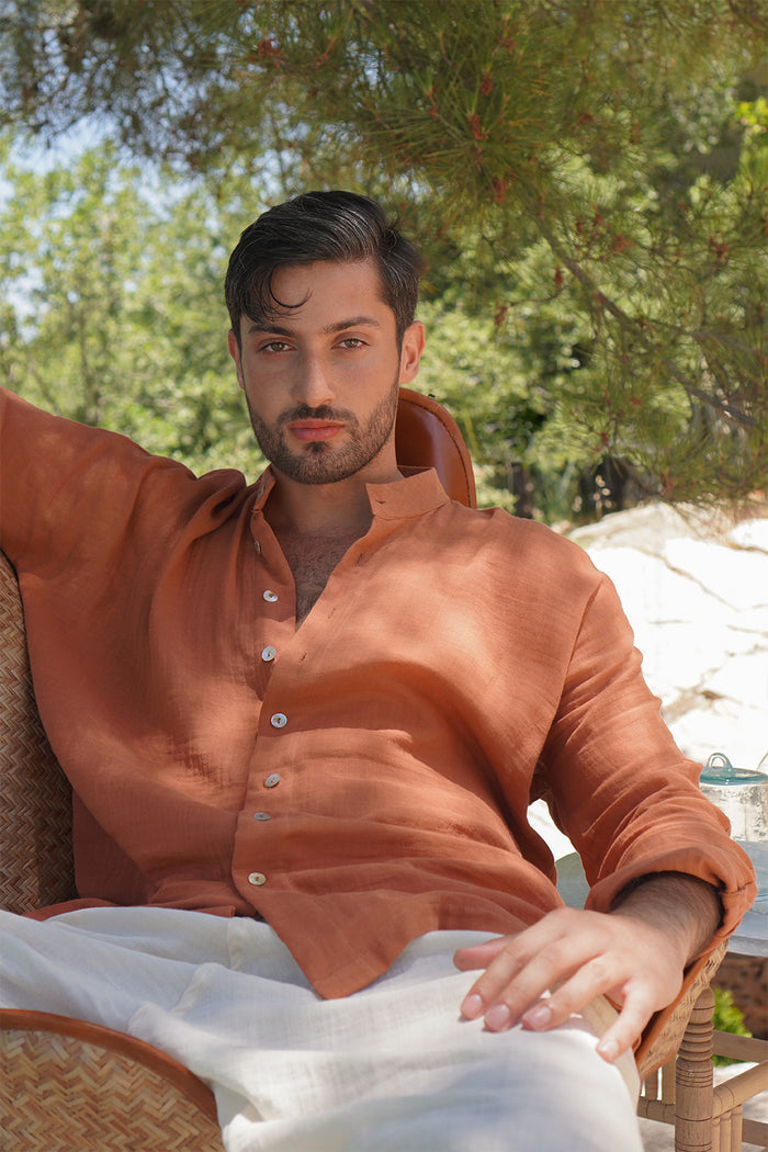 Jomaa Handwoven Cotton Gauze Shirt