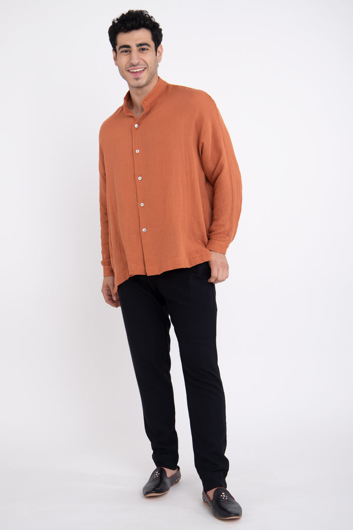 Jomaa Handwoven Cotton Gauze Shirt