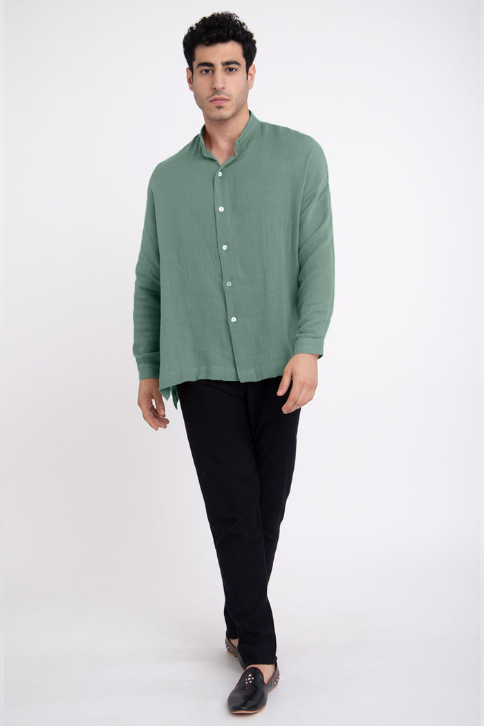 Jomaa Handwoven Cotton Gauze Shirt
