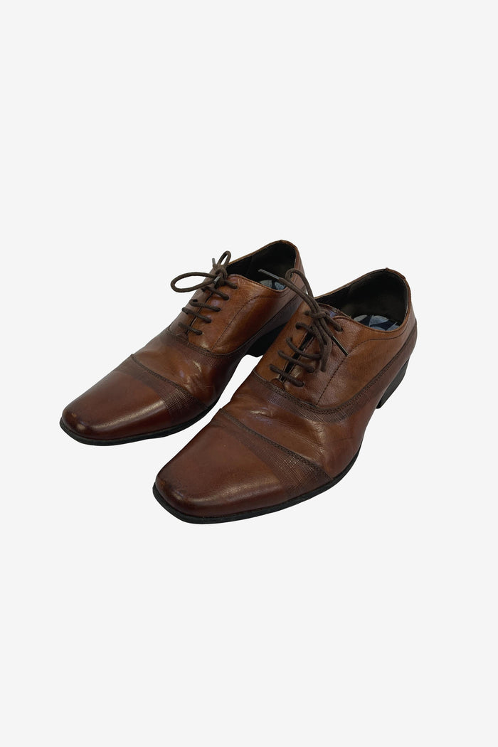 Julius Marlow Brown Cap-Toe Oxfords