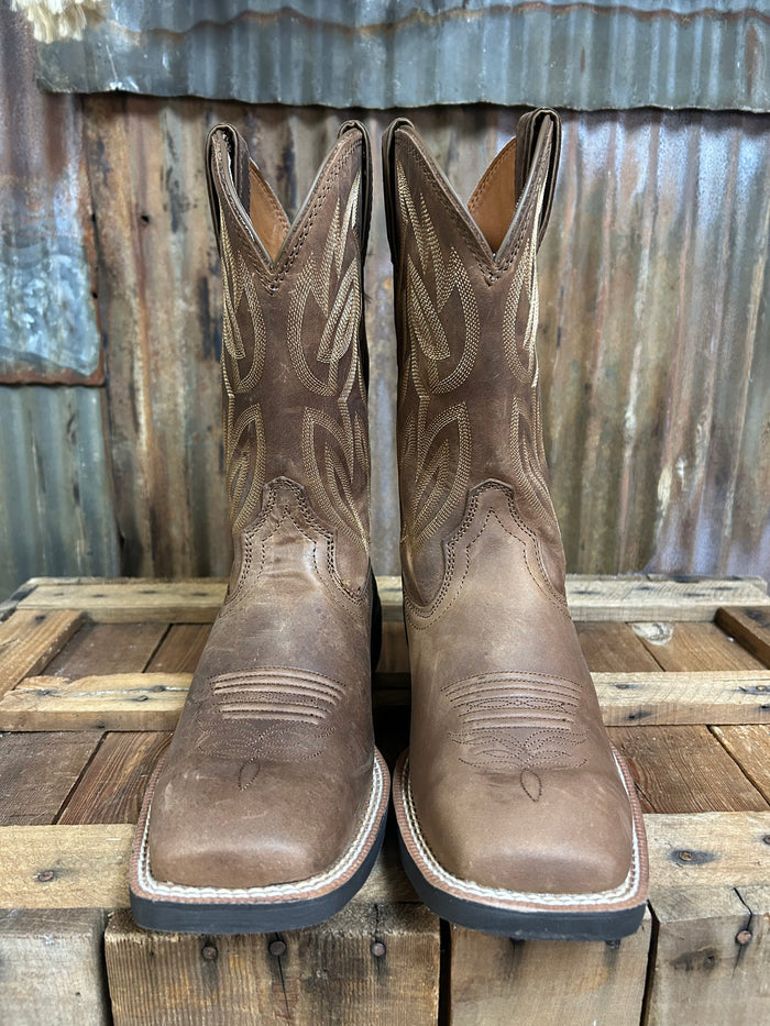 Justin Canter Dusky Brown Cowhide Western Boot