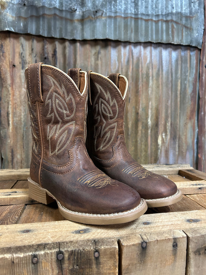 Justin Canter Junior Roasted Cognac Water Buffalo Boot