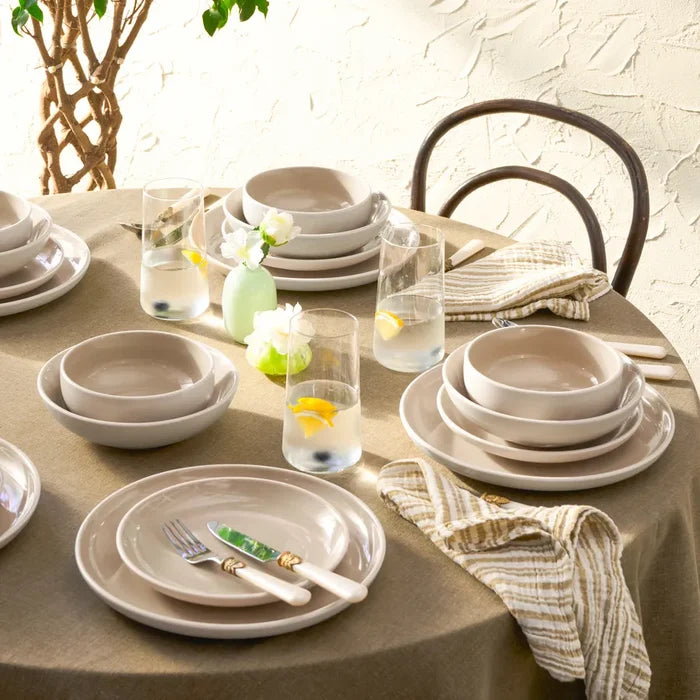 KARACA Karaca Abby Creme Serviesset 24 Delig | 6 Persoons