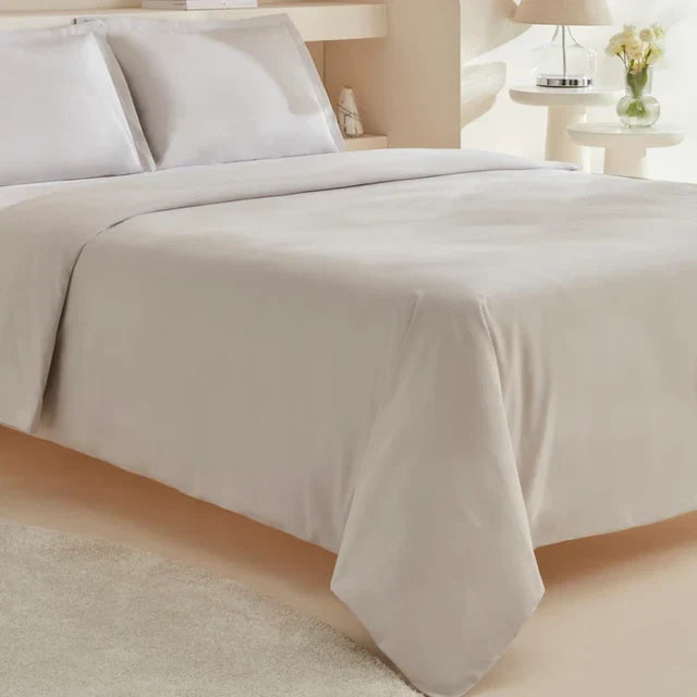 KARACA Karaca Home White Collection Lavin 100% Katoen Tweepersoons Dekbedovertrek Set Stone