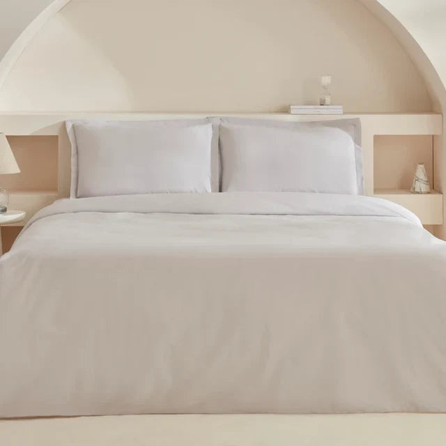 KARACA Karaca Home White Collection Lavin 100% Katoen Tweepersoons Dekbedovertrek Set Stone