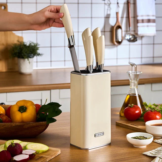 KARACA Karaca Mastersharp messen Set, Ecru